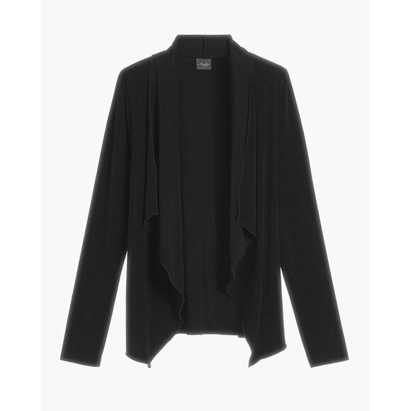 Chico’s Travelers Classic Easy Drape Jacket Black - Picture 1 of 5